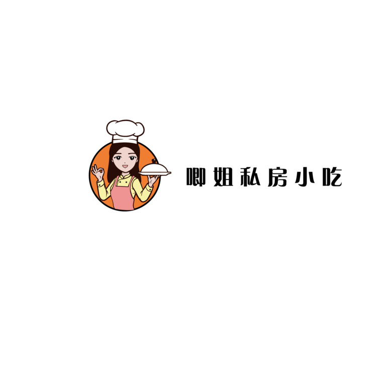 唧姐私房小吃logo