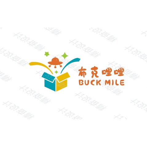 布克哩哩logo设计