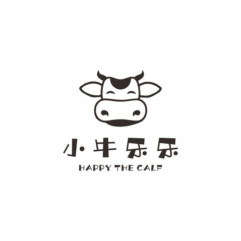 小牛乐乐logo设计