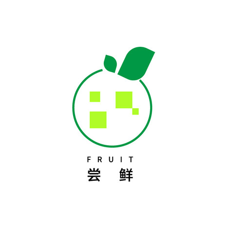 尝鲜logo设计