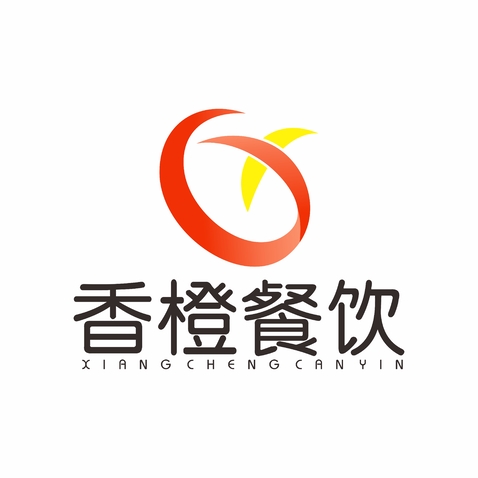 香橙餐饮logo设计