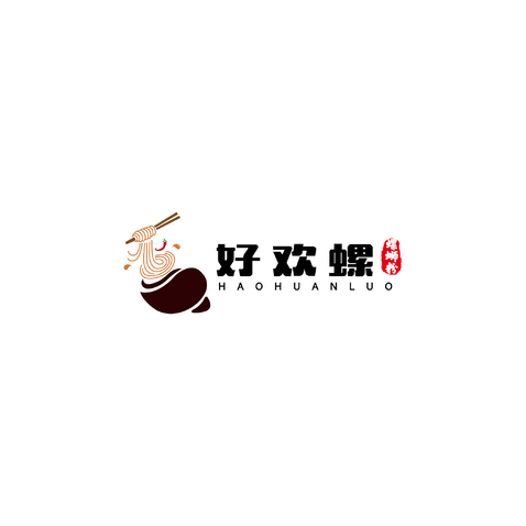 好欢螺 logo设计