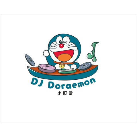 DJ小叮當logo設計