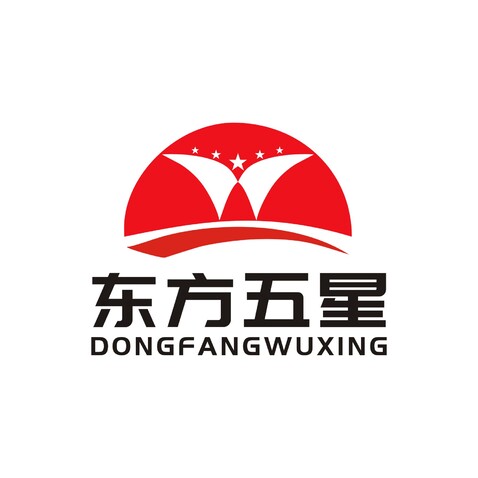 东方五星logo设计