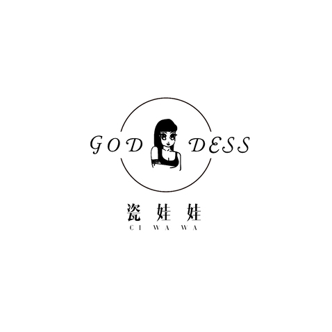 瓷娃娃logo设计