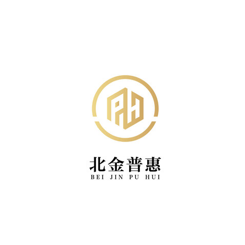 北金普惠logo设计