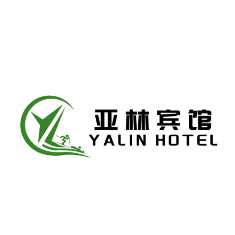 亚林宾馆logo设计