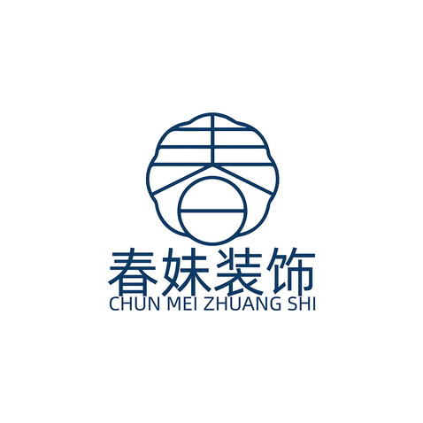 春妹装饰logo设计