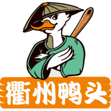鴨頭插畫logo