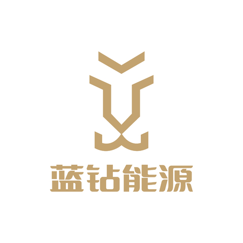 蓝钻能源logo设计