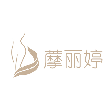 藦丽婷logo设计