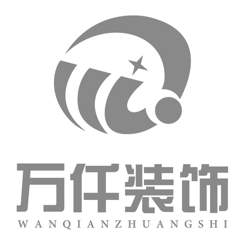 万仟装饰logo设计