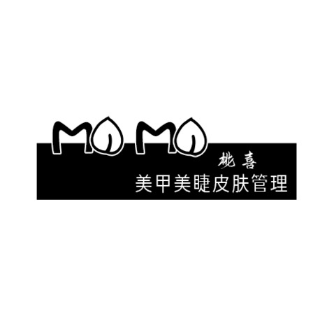 桃喜MOMOlogo设计