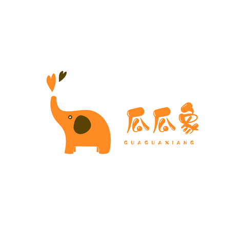 瓜瓜象logo设计