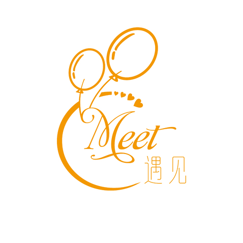 Meet 遇见logo设计