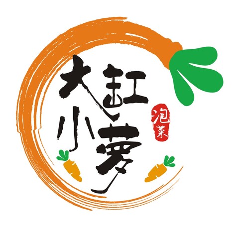 大缸小萝logo设计