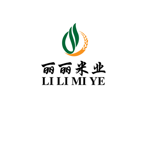 丽丽米业logo设计