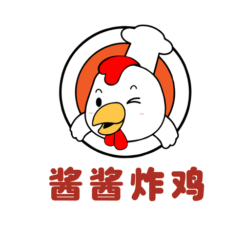 酱酱炸鸡logo设计