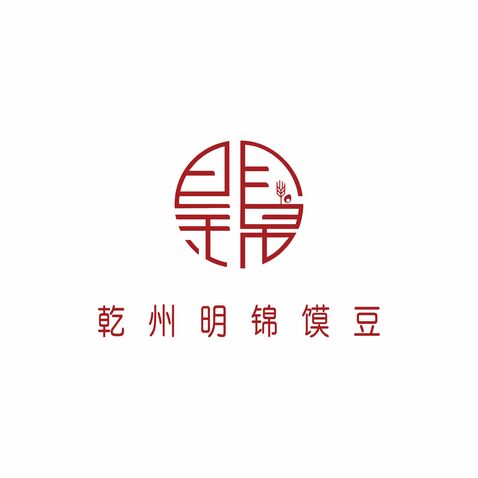 乾州明锦馍豆logo设计