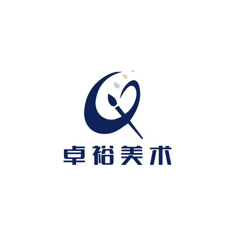 卓裕美术logo设计