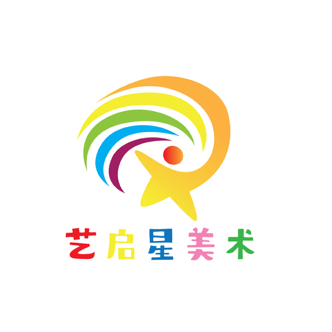 艺启星美术logo设计