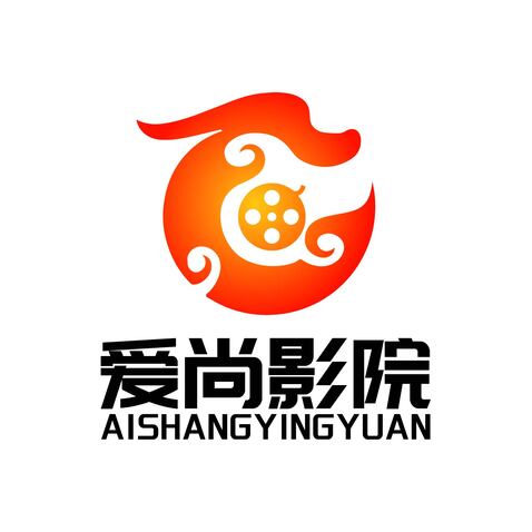 爱尚影院logo设计