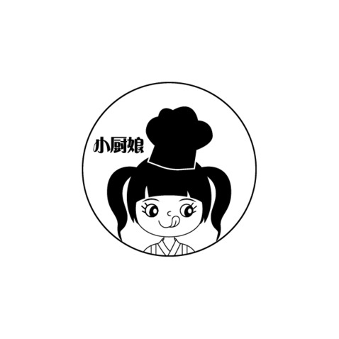 小厨娘logo设计