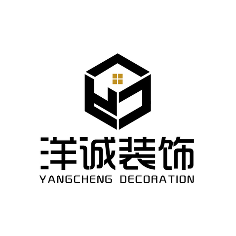 洋誠裝飾logo設計