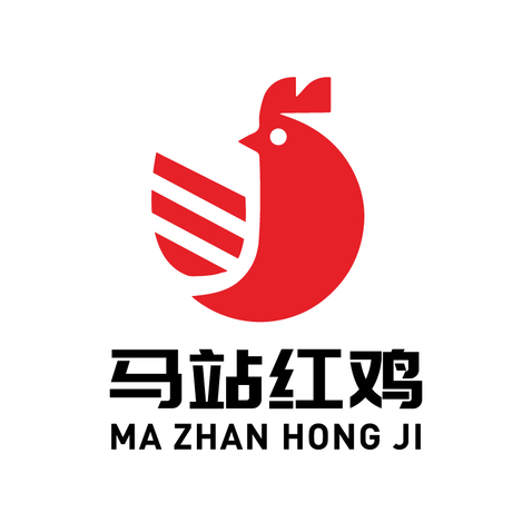 马站红鸡logo设计