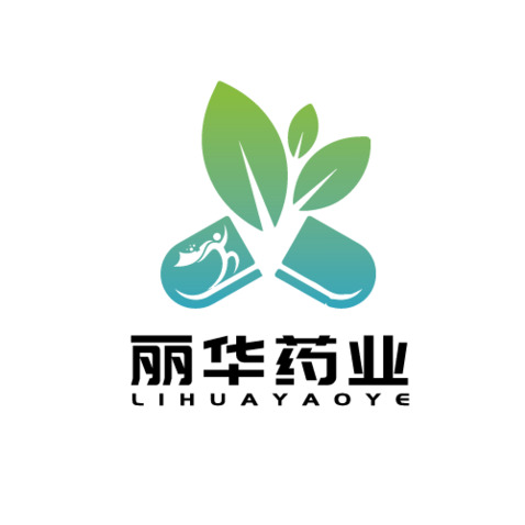 丽华药业logo设计