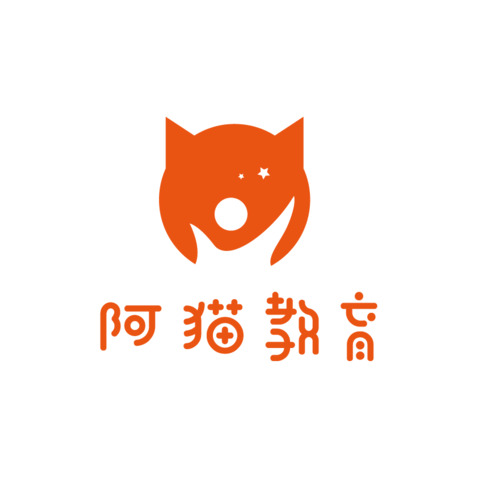 阿猫教育logo设计