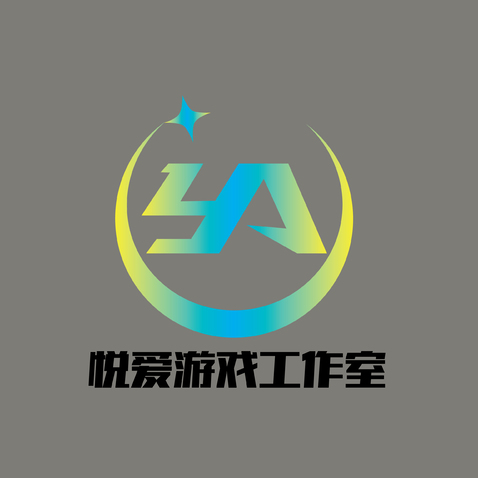 悦爱游戏工作室logo设计