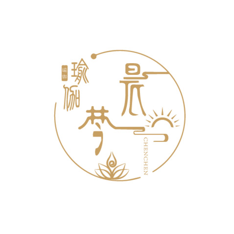 晨棽瑜伽logo设计