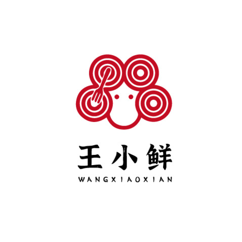 王小鲜logo设计