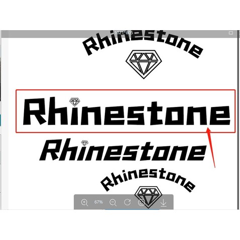 Rhinestonelogo设计