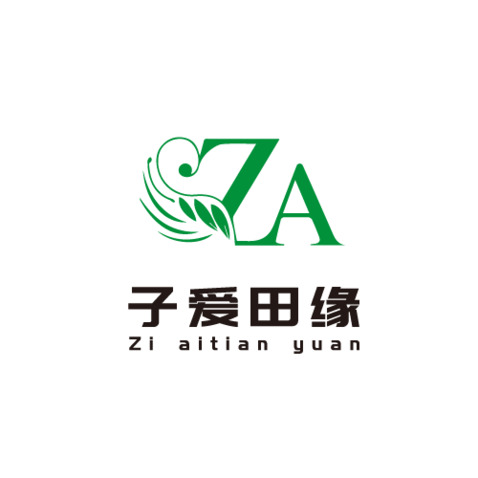 子爱田缘logo设计