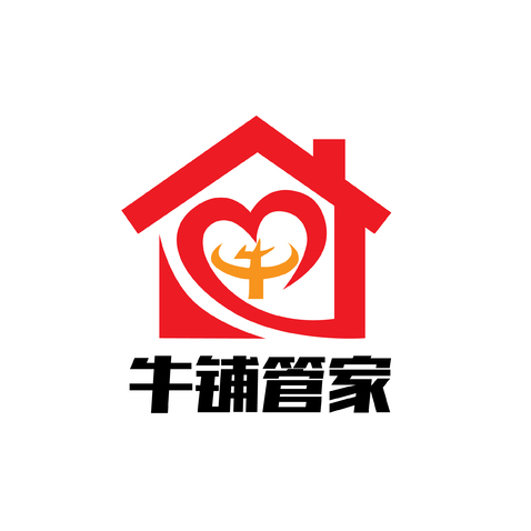 牛铺管家logo设计