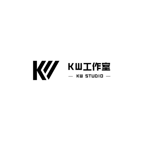 KW工作室logo设计