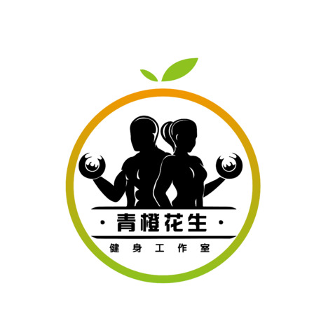 青橙花生logo设计