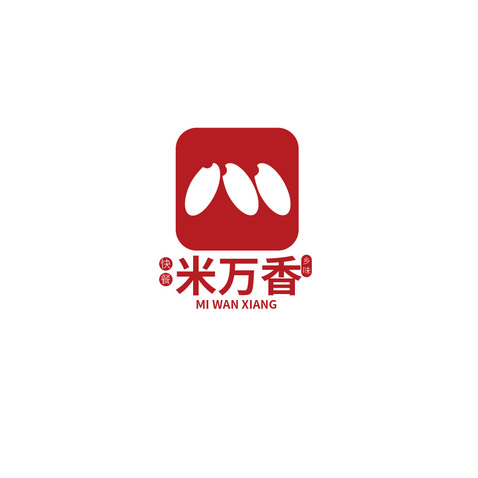 米万香logo设计