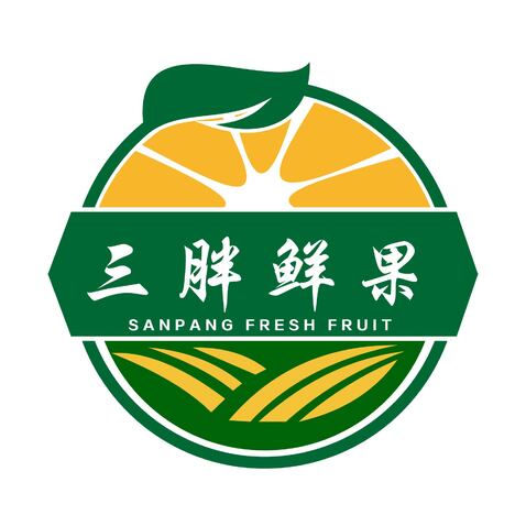 三胖鲜果logo设计