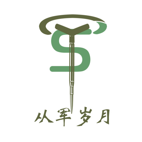 从军岁月logo设计