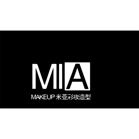 MIA米亚彩妆造型logo设计