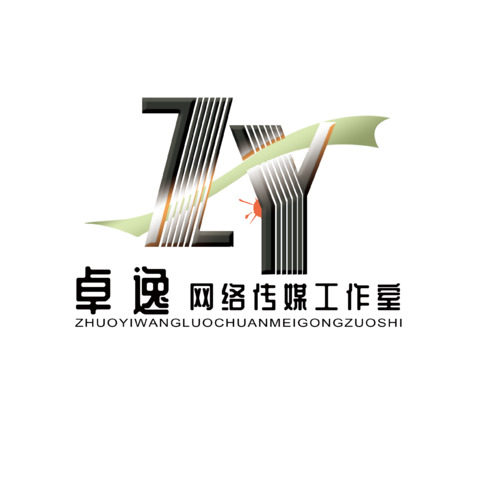 卓逸网络传媒工作室logo设计