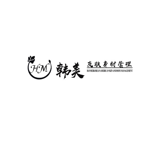 韩美皮肤身材管理logo设计