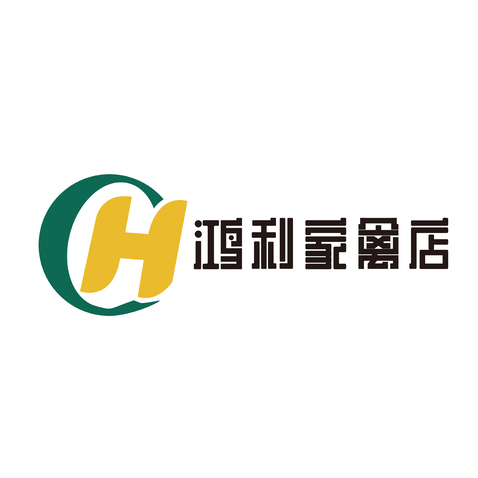 鸿利家禽店logo设计