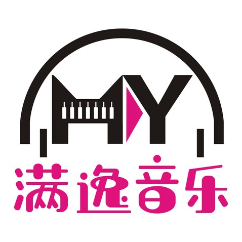 满逸音乐logo设计