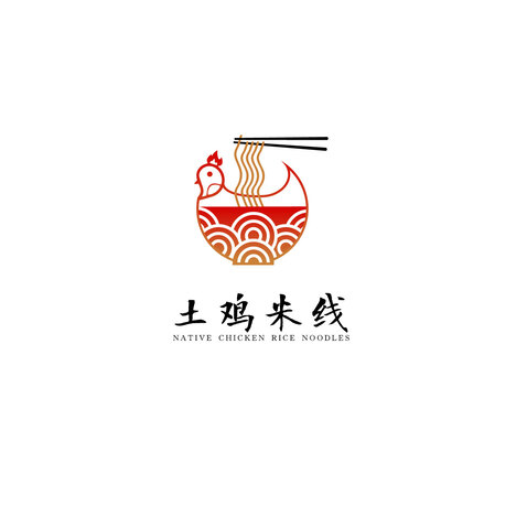 土鸡米线logo设计