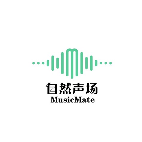 自然声场logo设计