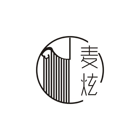 麦炫logo设计